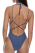 Luli Fama Luli Chic V-neck One Piece Bodysuit